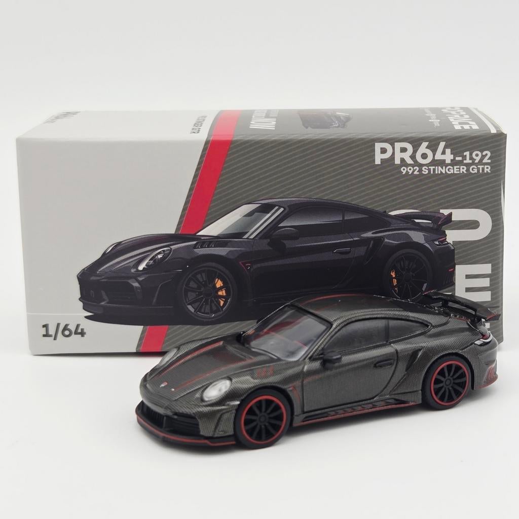 Pop Race Porsche 992 Stinger GTR Carbon Edition Redline, Mymodelcar@outlook.com, Auto, Ophalen of Verzenden, Pop Race