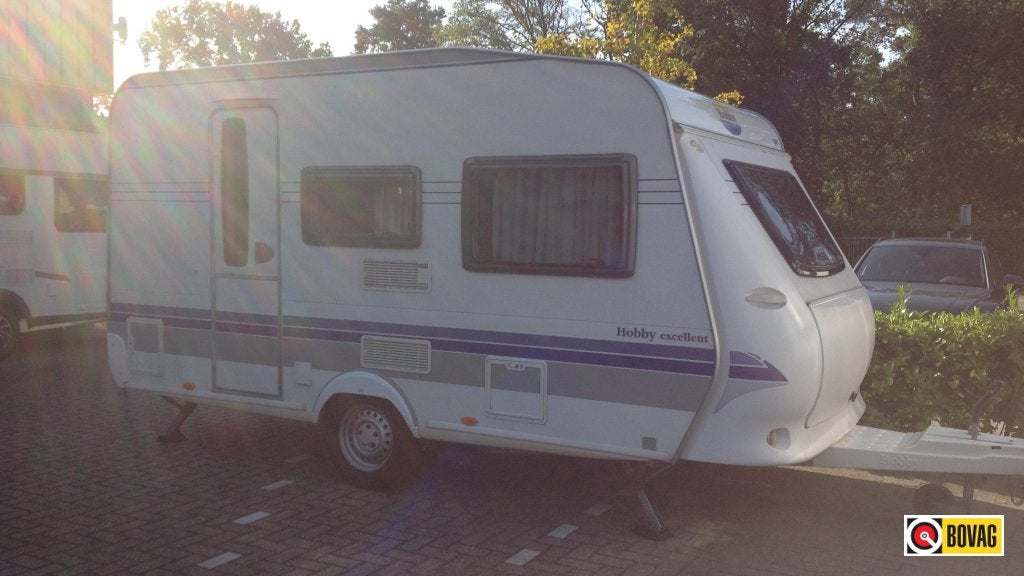 Hobby Excellent 400 SF, Caravans en Kamperen, Hobby, Fietsenrek, Treinzit, 4 tot 5 meter