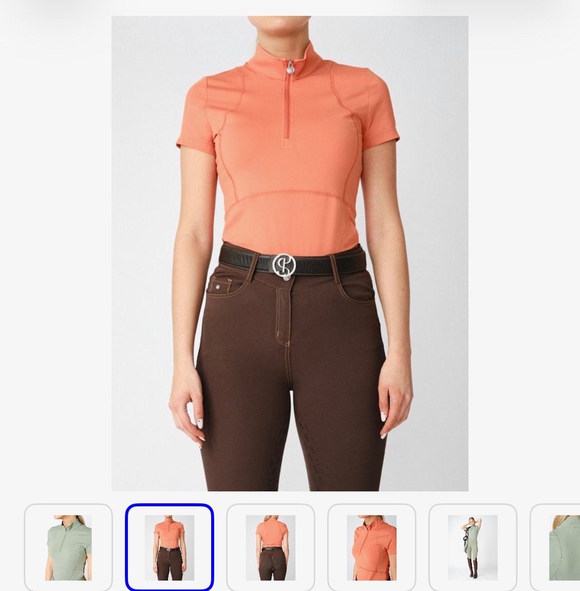 PS of Sweden Oranje short sleeve Maat L, Ophalen of Verzenden, Zo goed als nieuw, Dressuur, Bovenkleding