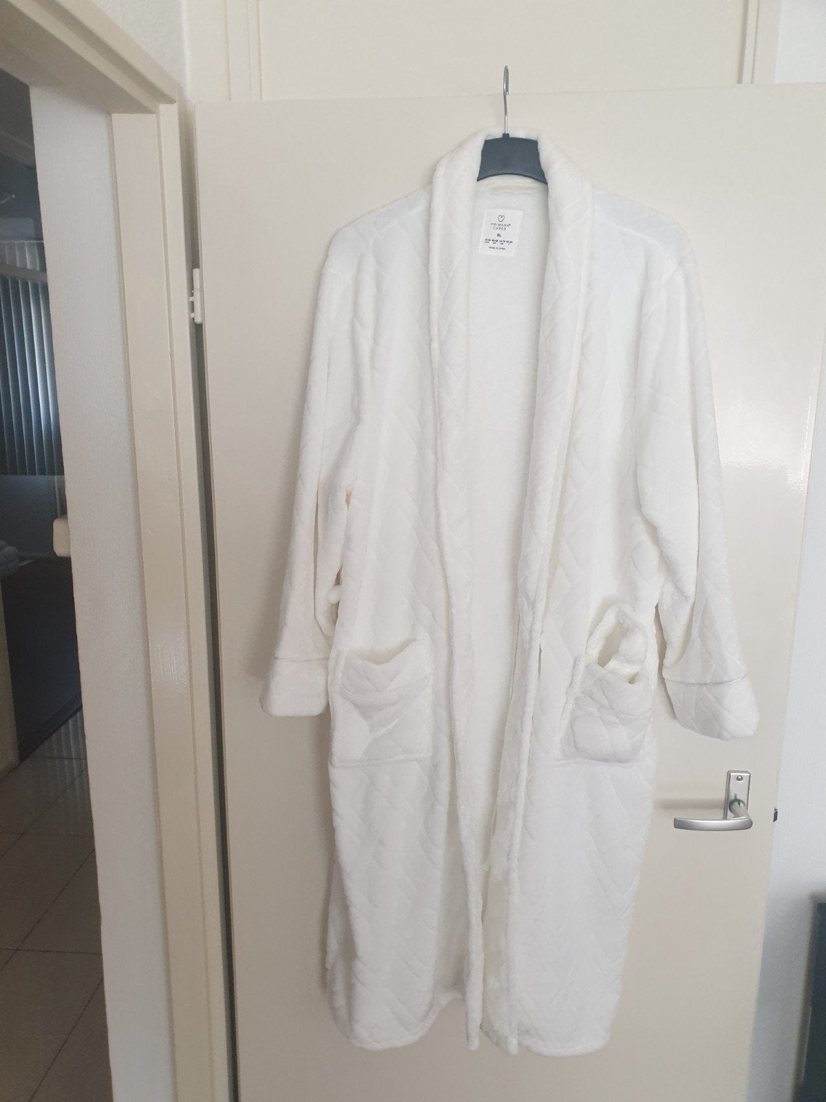 Nieuwe witte badjas XL, Primark, Ophalen of Verzenden, Nieuw
