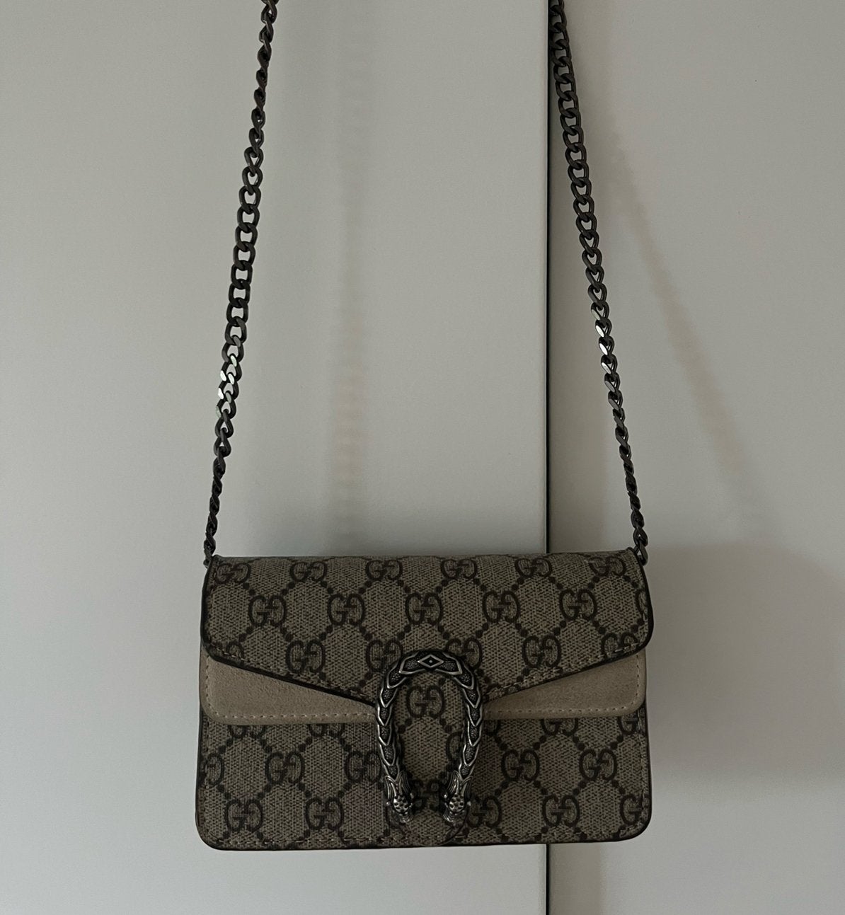 Gucci tas, Ophalen of Verzenden, Zo goed als nieuw, Beige, Schoudertasje