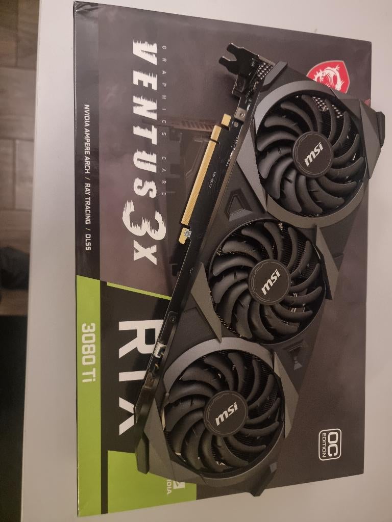 Msi RTX 3080ti ventus 3x, Computers en Software, Videokaarten, GDDR6, PCI-Express 4, Ophalen of Verzenden, Zo goed als nieuw