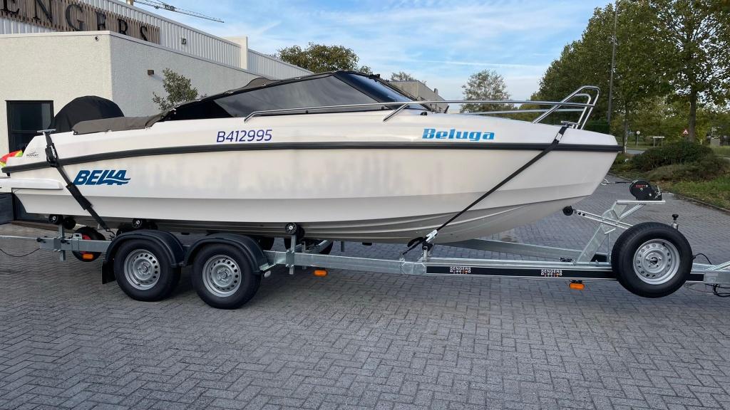 Bella 640DC - Mercury 150pk - bj.2023 - als nieuw, Watersport en Boten, Ophalen, 120 tot 200 pk, Zo goed als nieuw, Quicksilver