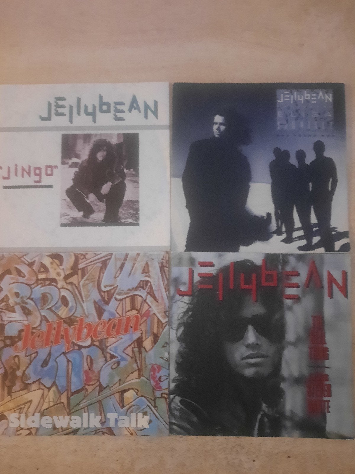 4x vinyl singels van Jellybean, Ophalen of Verzenden
