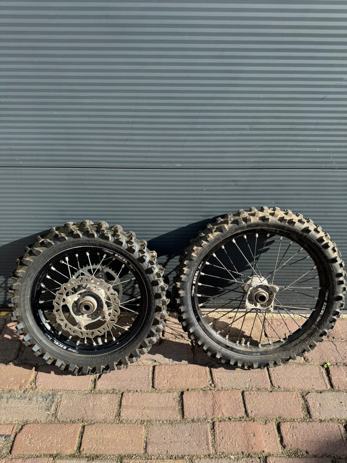 Motorcross kleine wielen set 85cc, Ophalen, Gebruikt