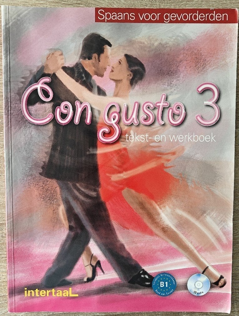 Con Gusto 3 Tekst- en Werkboek. SPAANS voor GEVORDERDEN., Boeken, Ophalen of Verzenden, Alpha, Zo goed als nieuw, HBO