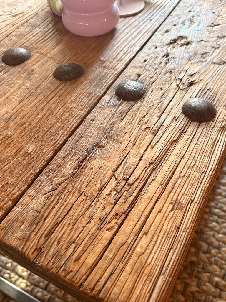 Salontafel, Huis en Inrichting, Ophalen, Gebruikt, 50 tot 100 cm, Landelijk, industrieel