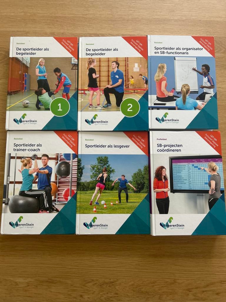 Studieboeken ROC Sport en Bewegen - Angerenstein, Boeken, Ophalen of Verzenden, Zo goed als nieuw, Overige niveaus, Overige vakken