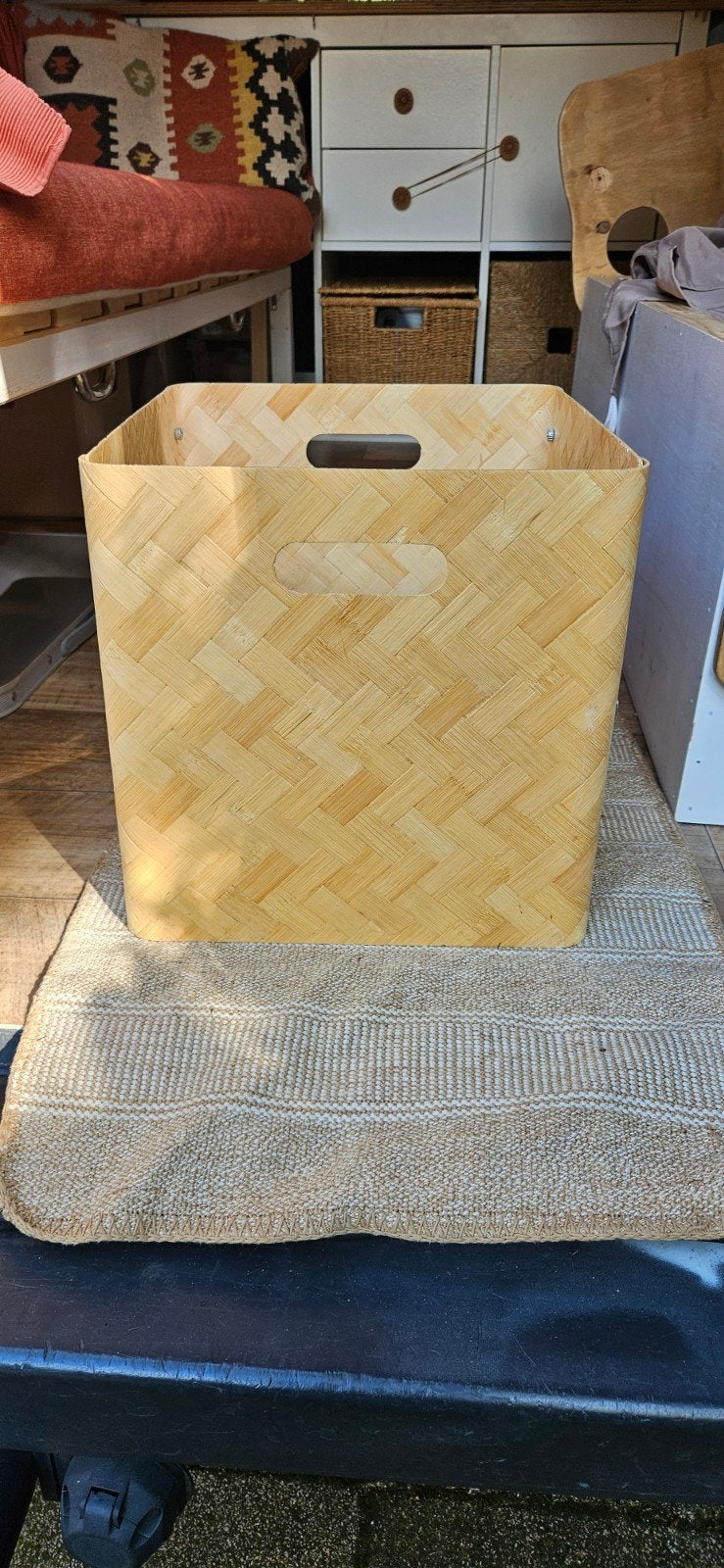 Kallax en expedit bamboe opbergbak, Doe-het-zelf en Verbouw, Kratten en Dozen, Ophalen, Doos, Minder dan 35 cm