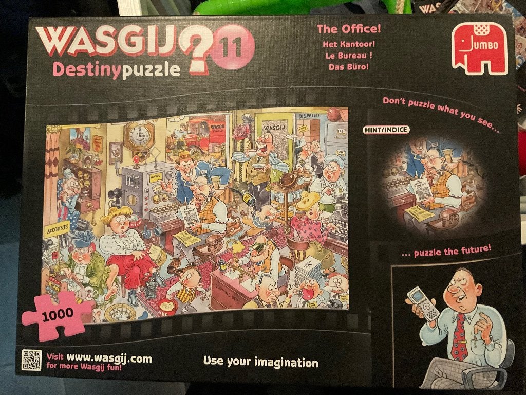 Puzzel WasGij 11 “Destiny puzzel”, Ophalen, 500 t/m 1500 stukjes, Zo goed als nieuw, Legpuzzel