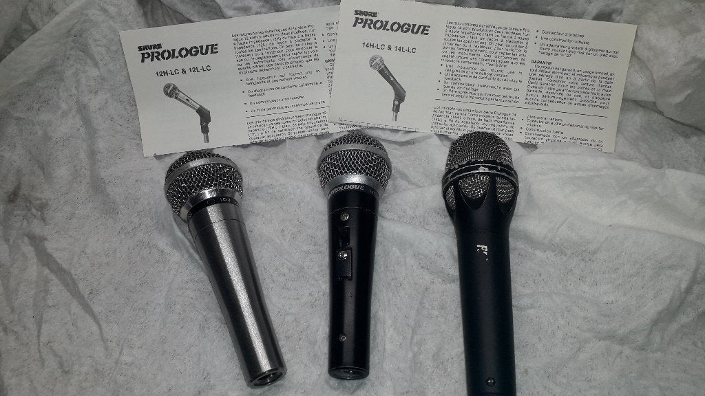 3 microfoons Shure, Sennheiser, Ophalen of Verzenden, Gebruikt, Zangmicrofoon