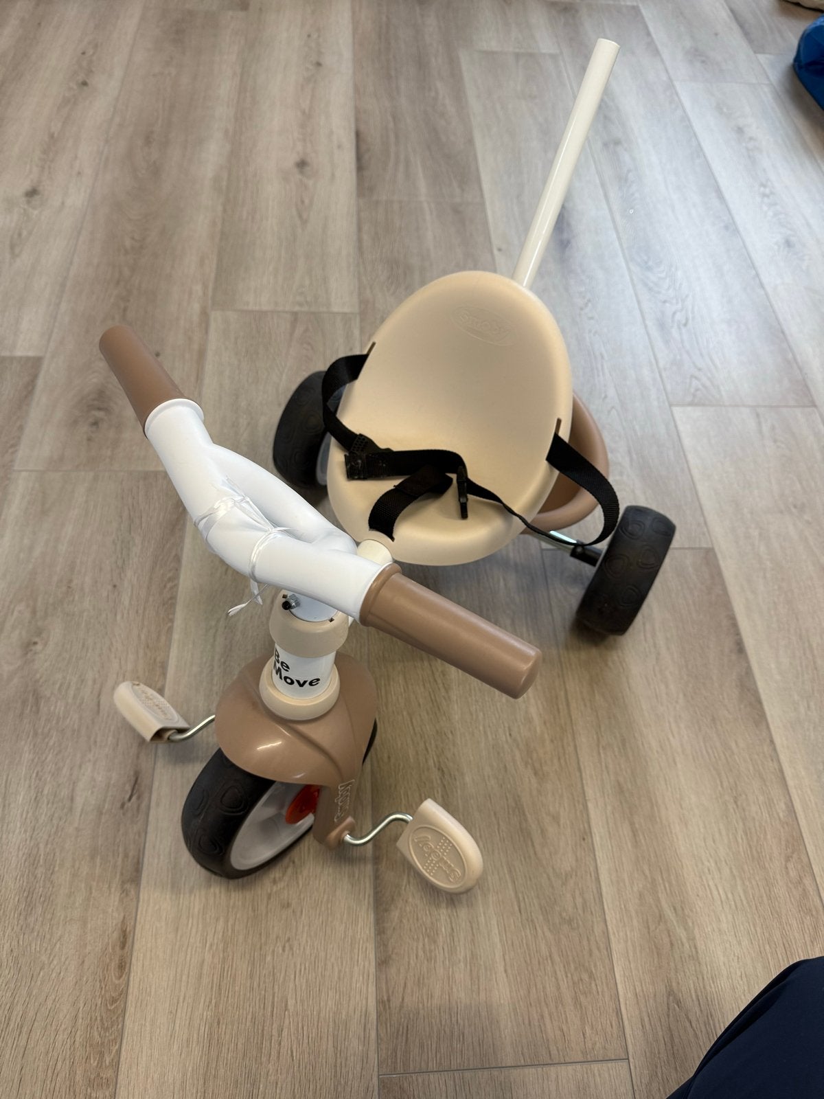 Smoby Be Move driewieler met duwstang, Kinderen en Baby's, Ophalen of Verzenden, Zo goed als nieuw, Overige typen