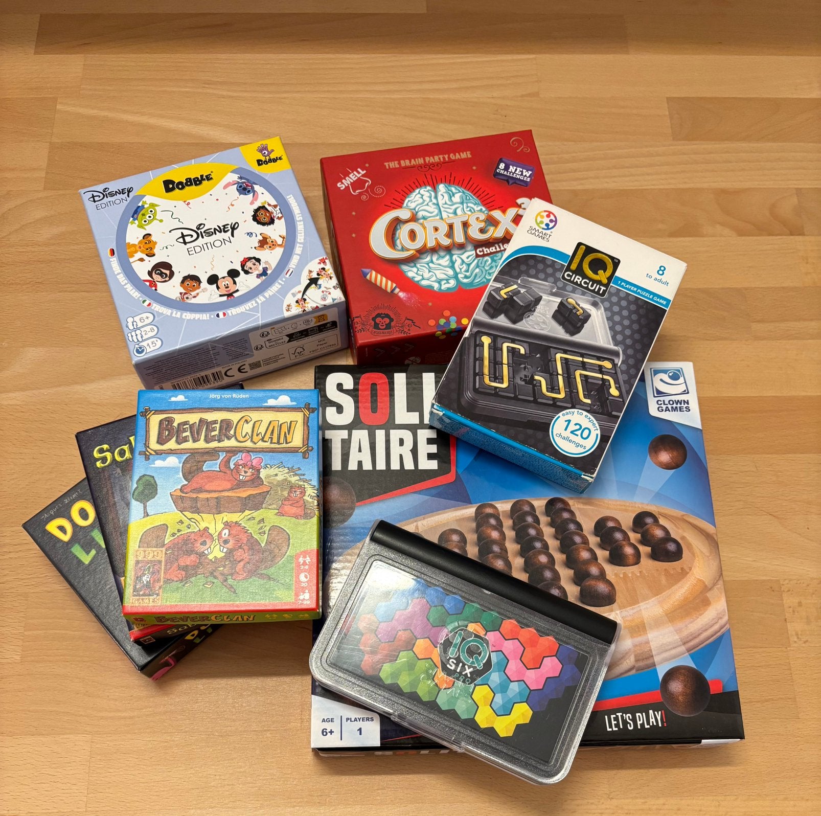 Spelletjes zoals bevercla , cortex, dobble etc, Ophalen of Verzenden, Zo goed als nieuw