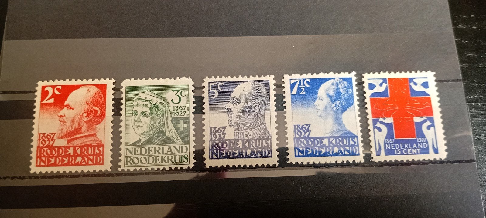 NVPH 203/207 Postfris, Postzegels en Munten, Verzenden, T/m 1940, Postfris