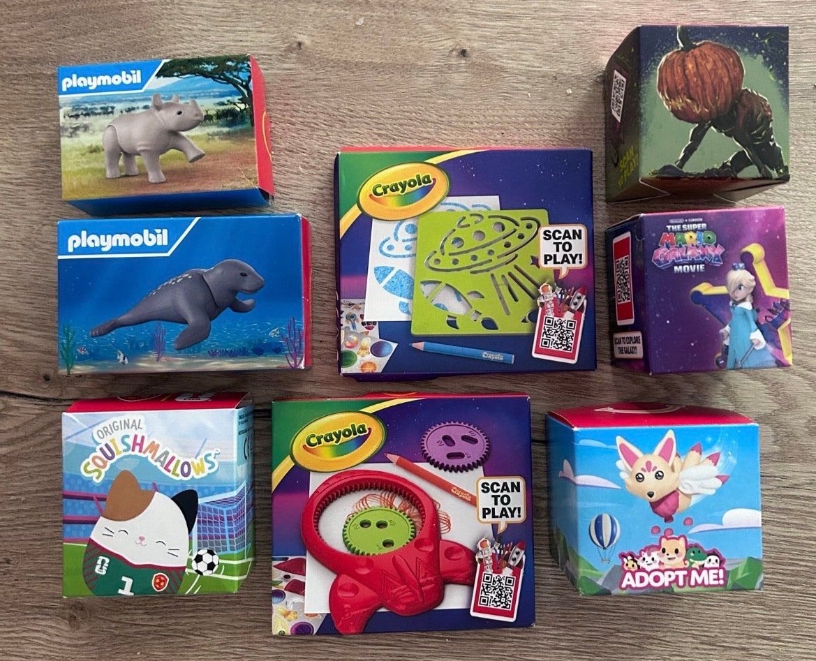 Happy Meal Speeltjes Collectie: Mario, Adopt Me!, Playmobil, Verzamelen, Ophalen of Verzenden, Nieuw