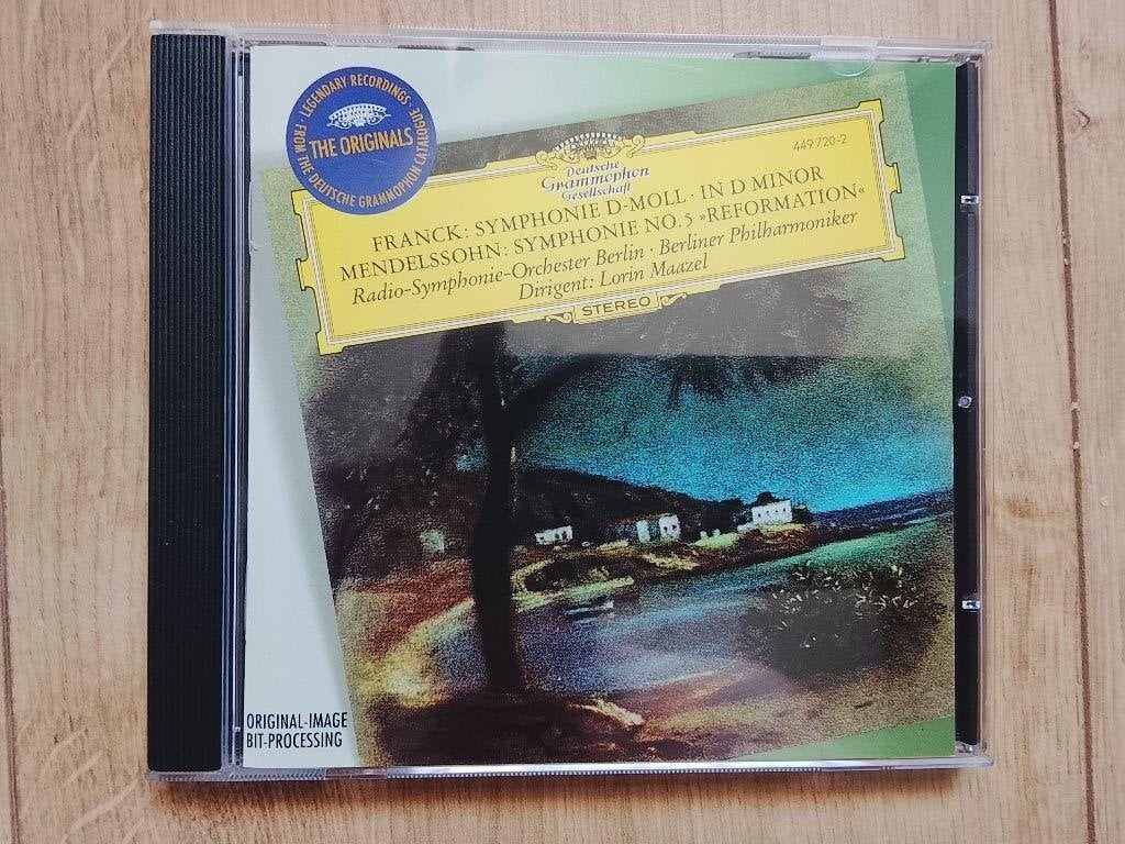 Franck Mendelssohn Maazel Berlin RSO DG Als Nieuw 5 euro, Ophalen of Verzenden, Zo goed als nieuw, Romantiek, Orkest of Ballet