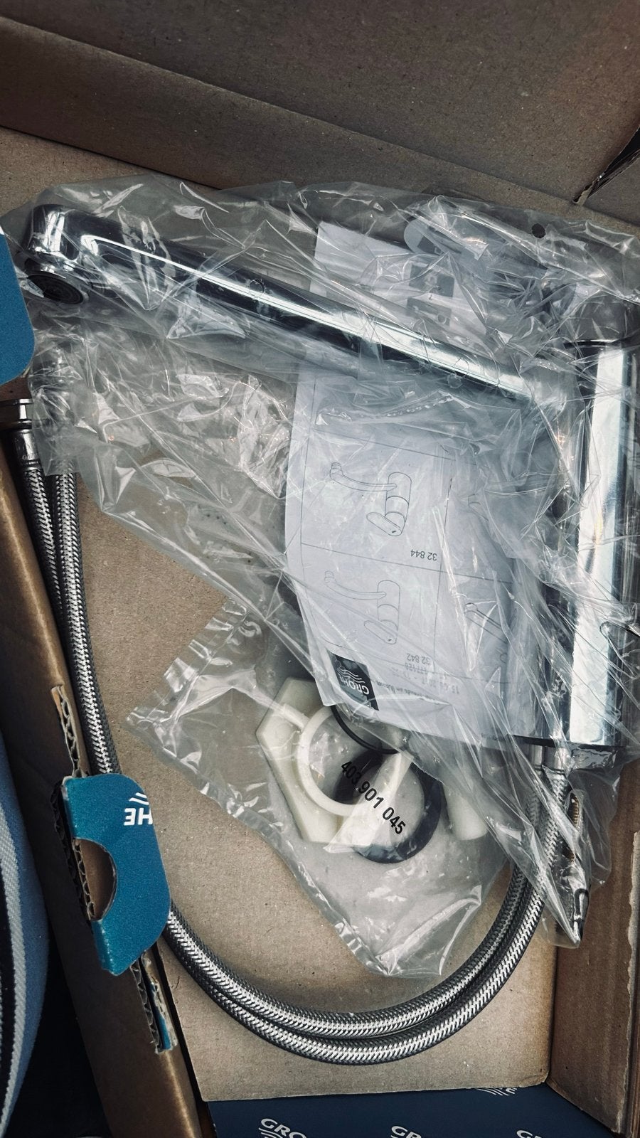Grohe Eurosmart Cosmopolitan Kraan - Nieuw in doos, Ophalen of Verzenden, Nieuw, Chroom, Kraan