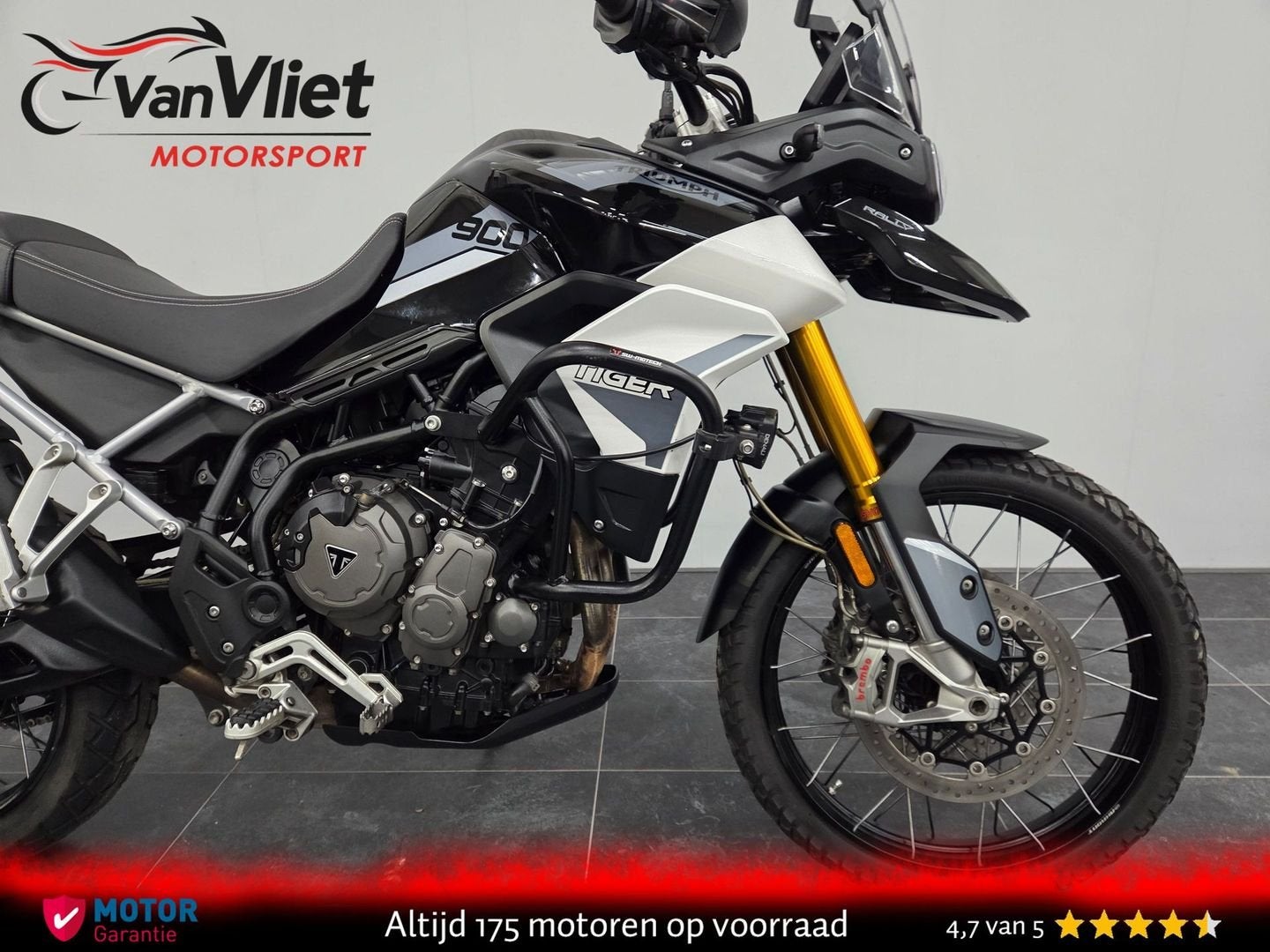 Erg Mooie Triumph Tiger 900 Rally bj 2021, 888 cc, Bedrijf, Overig, Onbekend