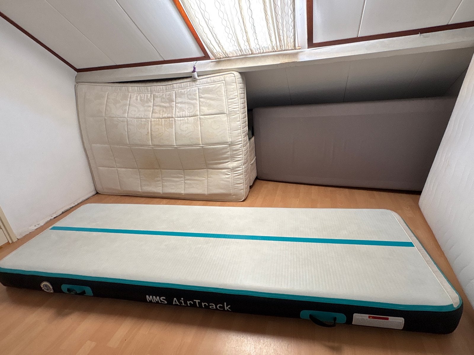 MMS AirTrack 3mx1mx20cm- Opblaasbare Turnmat, Ophalen, Zo goed als nieuw