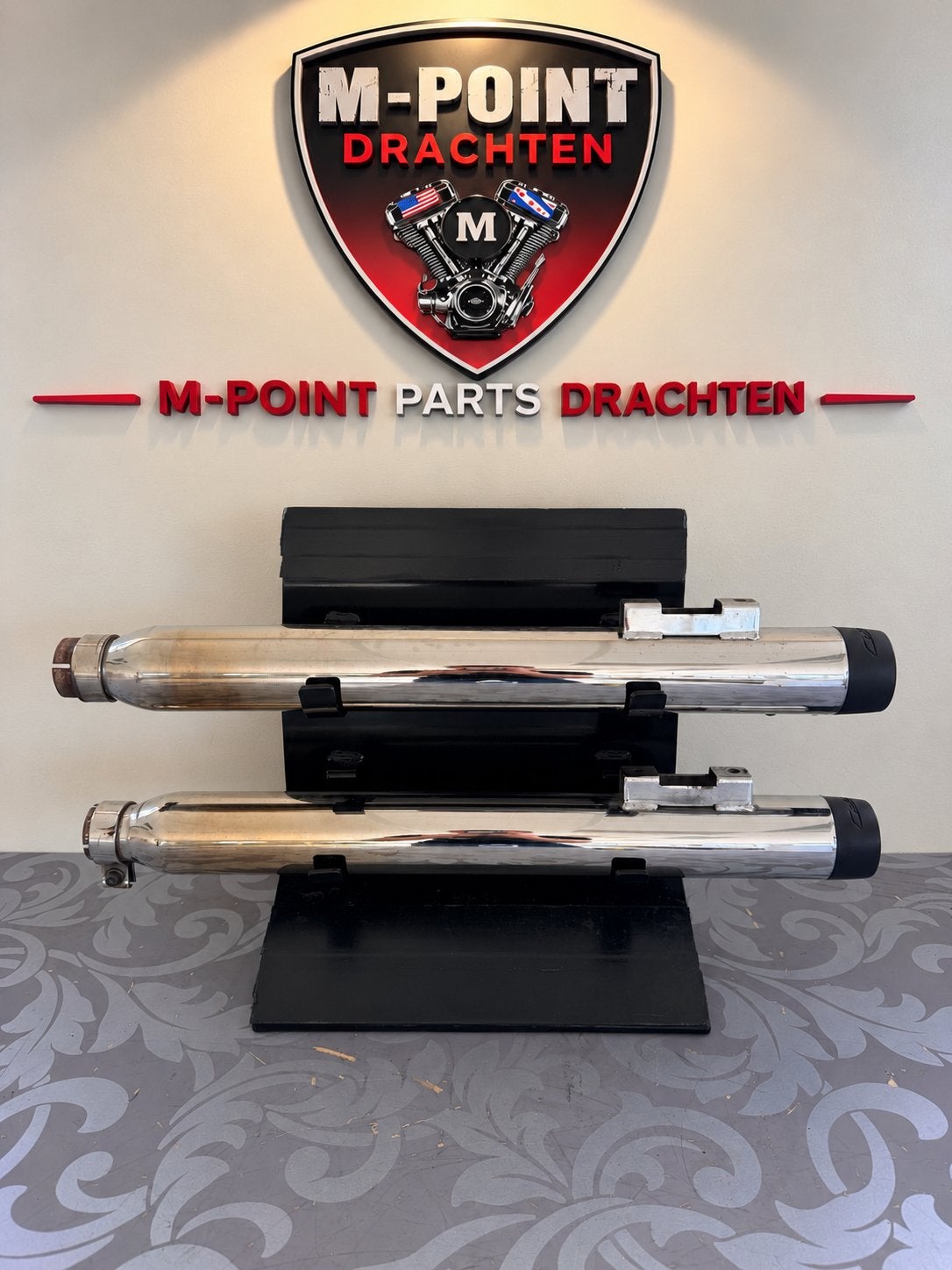 Caliber Slip-On Dempers Harley-Davidson Touring 2000-2016, Motoren, Ophalen, Gebruikt