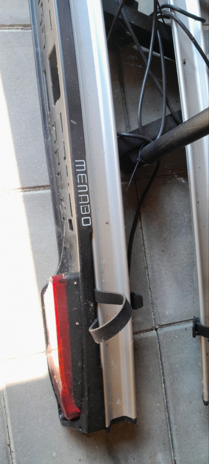 Menabo fietsendrager voor trekhaak - Gebruikt, Ophalen, 2 fietsen, Gebruikt, Trekhaakdrager