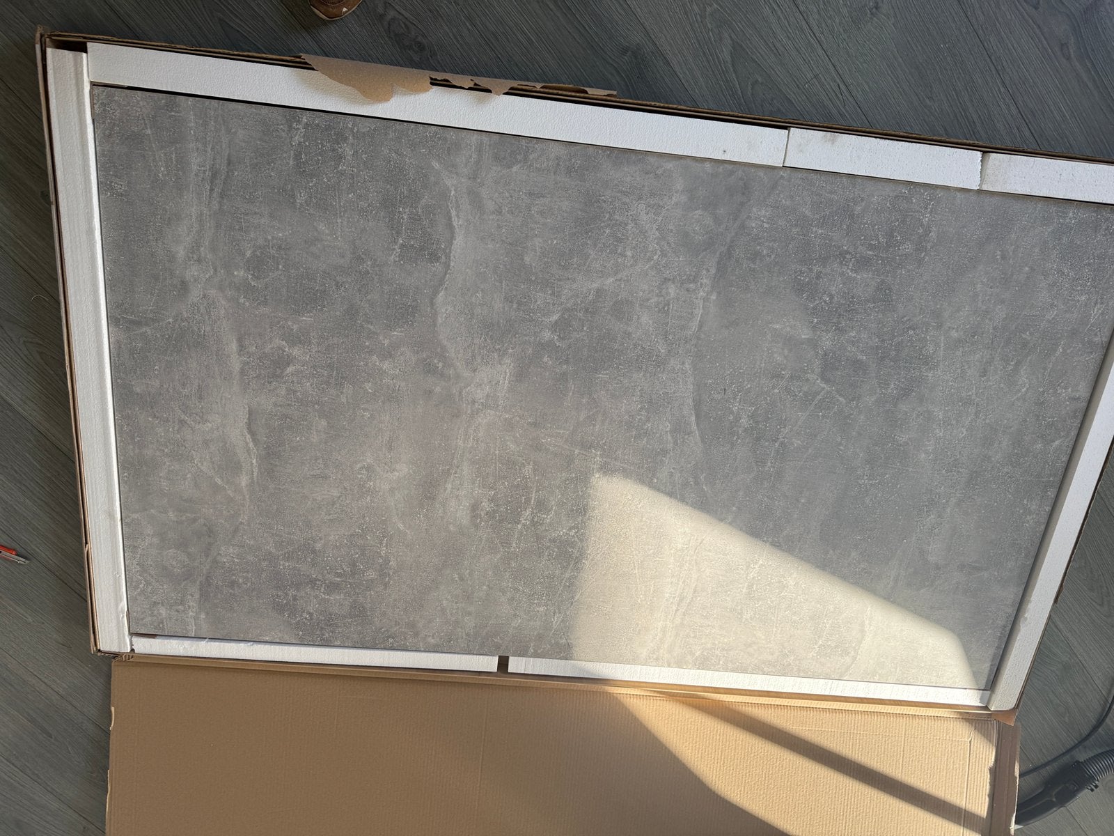Tafelblad, Huis en Inrichting, Tafels | Eettafels, Ophalen, 50 tot 100 cm, Zo goed als nieuw, 150 tot 200 cm