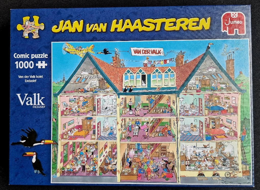 Jan van Haasteren puzzel "Van der Valk", Hobby en Vrije tijd, Denksport en Puzzels, Ophalen, 500 t/m 1500 stukjes, Zo goed als nieuw