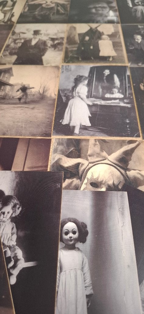 Ansichtkaartenset: Horror Clown, Ophalen of Verzenden, 1960 tot 1980, Zuid-Holland