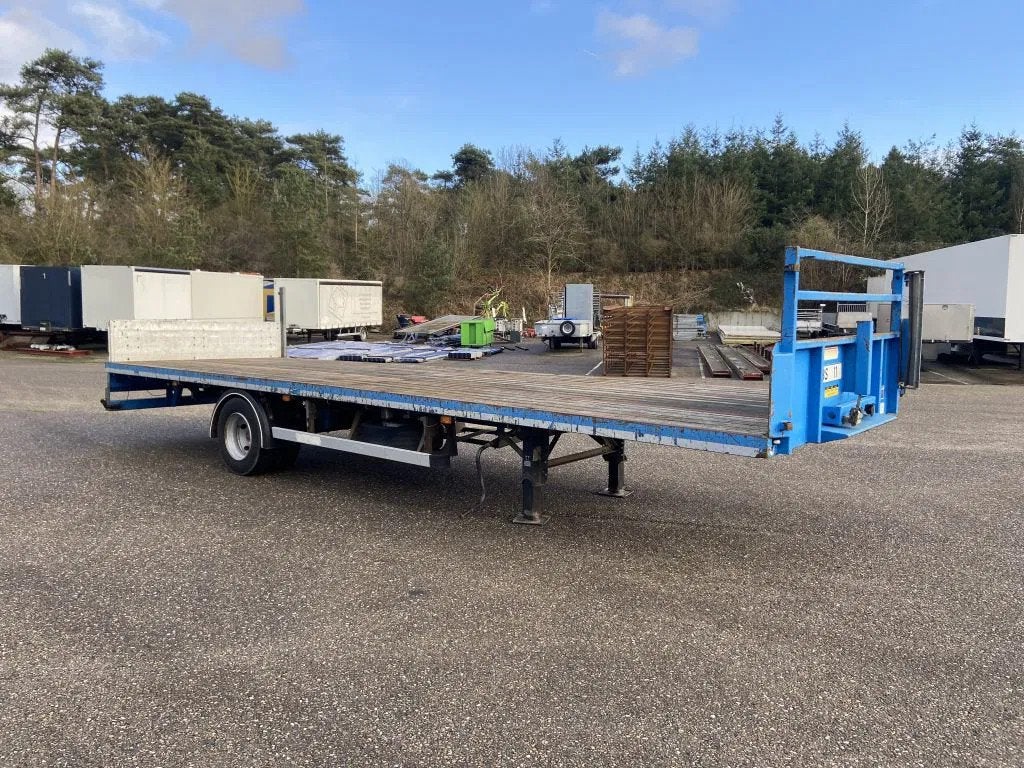 Groenewegen be oplegger vlak 7.5 ton (bj 2012), Auto's, Vrachtwagens, Overige brandstoffen, Origineel Nederlands, Bedrijf, Aanhangers en Opleggers