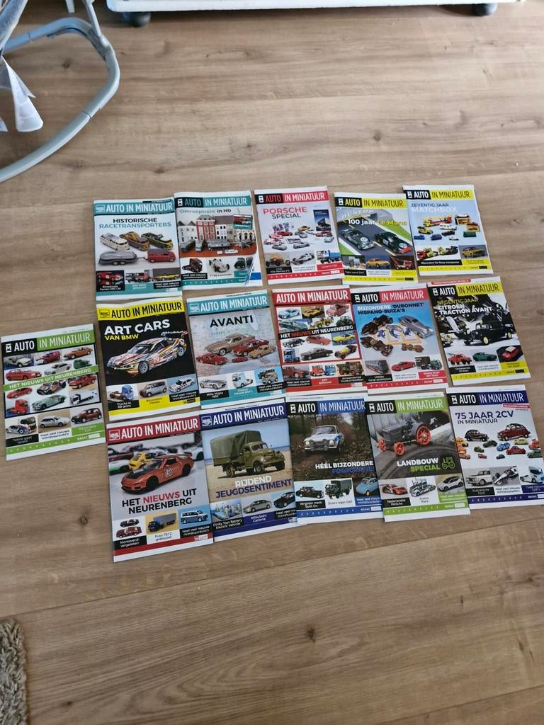 Auto in Miniatuur tijdschriften - complete set, Ophalen of Verzenden, Gelezen