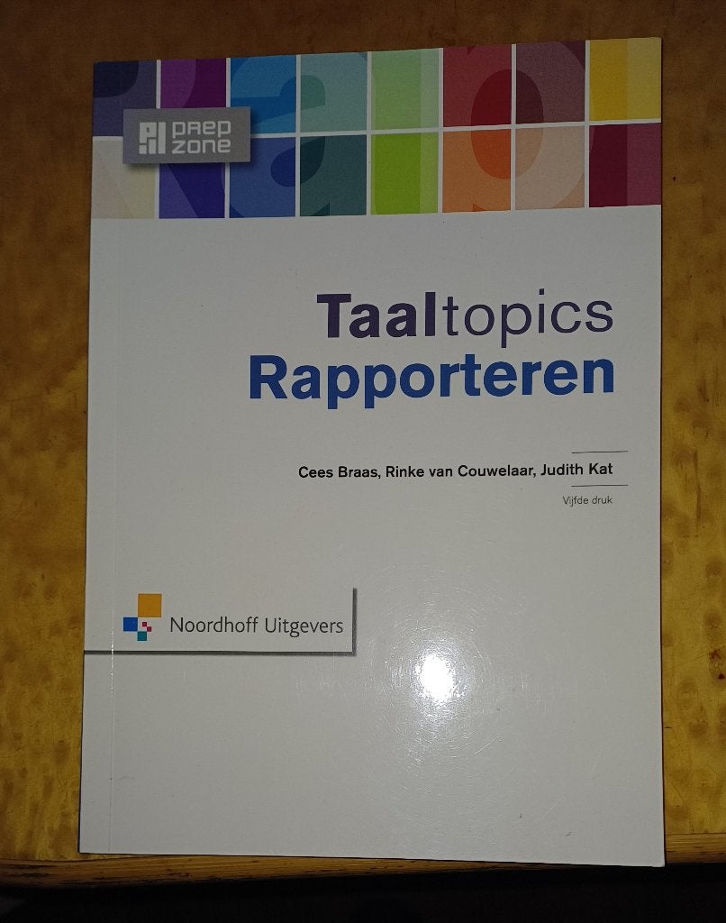 Taaltopics rapporteren, Boeken, Ophalen of Verzenden, Beta, Zo goed als nieuw, HBO