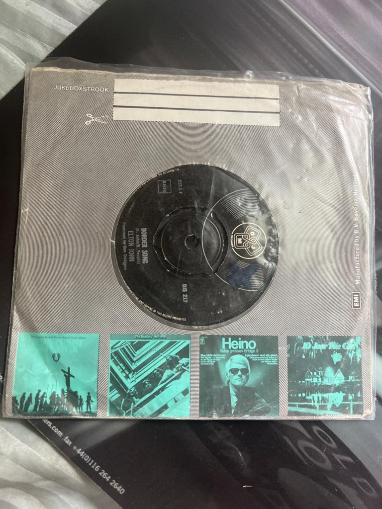 Elton John - Border Song / Bad Side of the Moon Single, Ophalen of Verzenden, Zo goed als nieuw