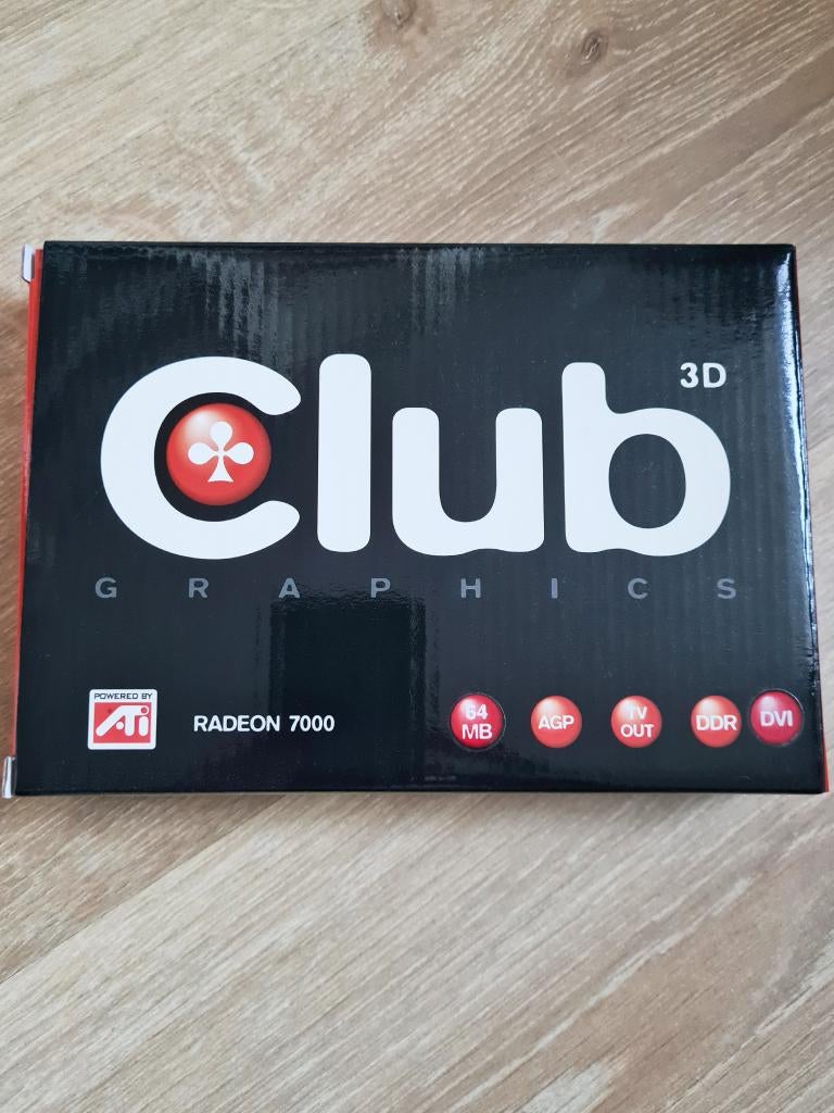 Club 3D ATI Radeon 7000 AGP in box, Computers en Software, AMD, GDDR, Ophalen of Verzenden, Zo goed als nieuw