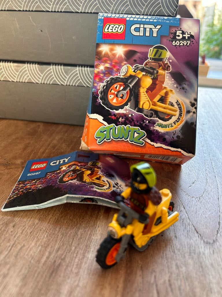 Lego City Stuntz Motor 60297, Lego, Ophalen of Verzenden, Complete set, Inclusief instructies