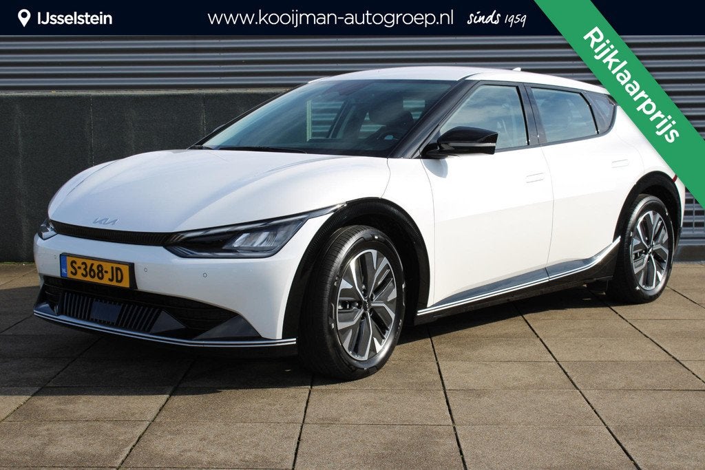 Kia EV6 Plus AWD 77.4 kWh AUTOMAAT Leder / Navigatie / Camer, Auto's, Kia, Gebruikt, Wit, EV6, Geïmporteerd