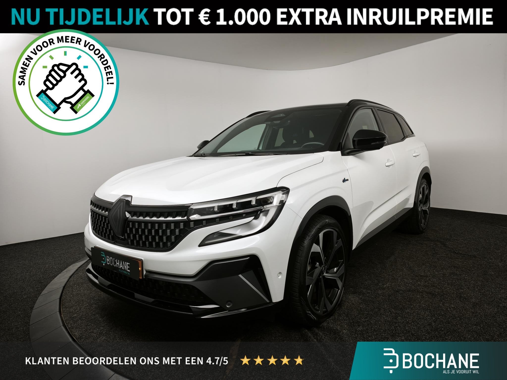 Renault Austral 1.2 E-Tech full hybrid 200 iconic esprit Alp, Auto's, Automatische klimaatregeling, Gebruikt, Euro 6, 1199 cc