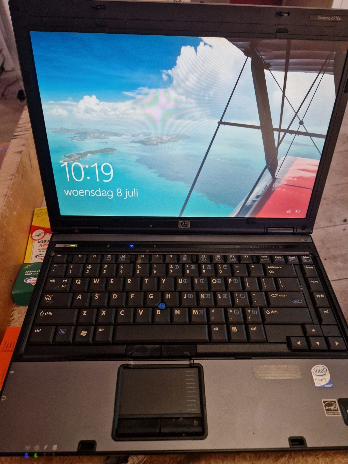 HP Compaq 6910p laptop met Windows 9 Pro en lader, Computers en Software, Windows Laptops, Ophalen, Gebruikt, HDD, Minder dan 4 GB