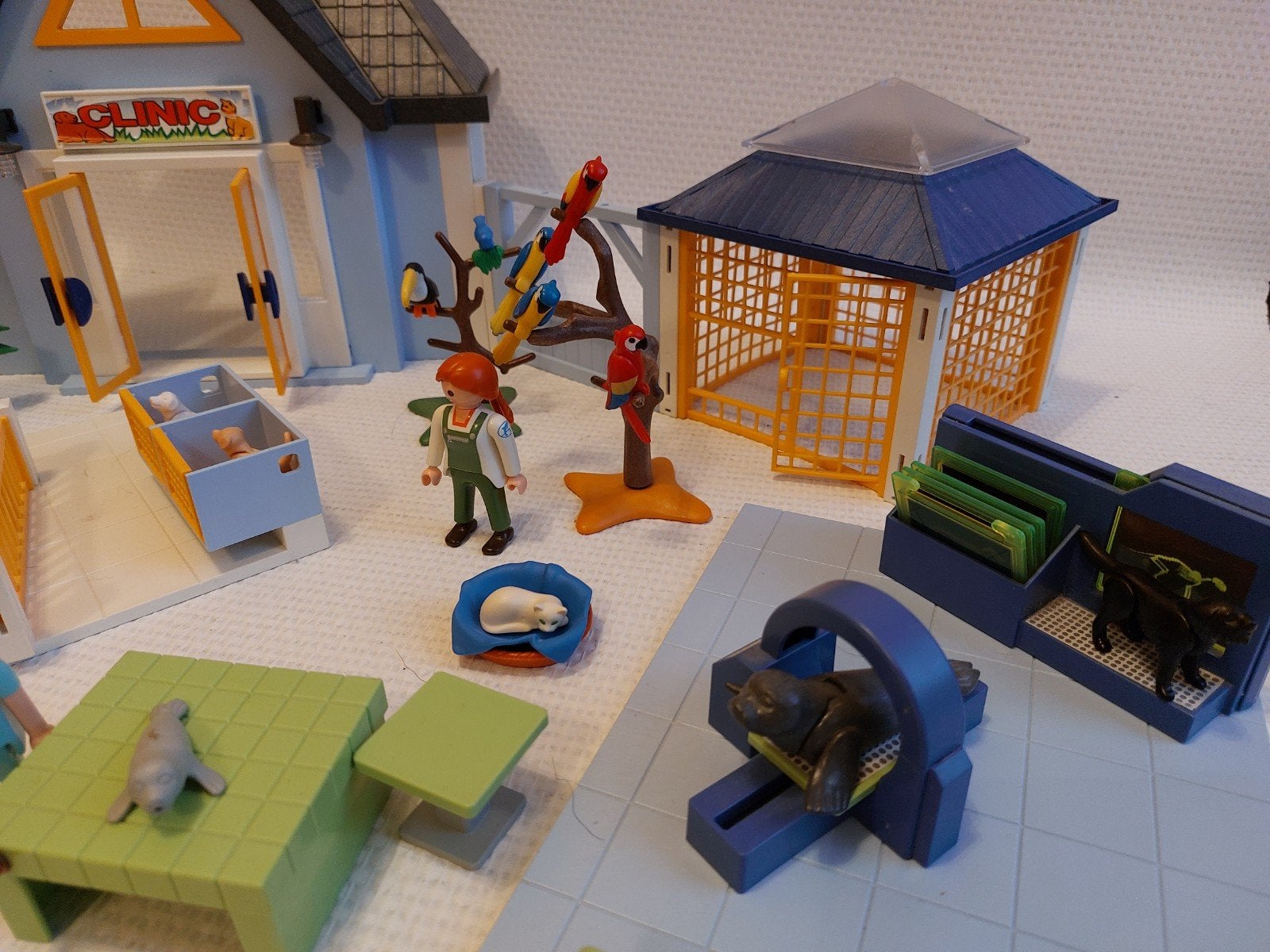 Playmobil Dierenkliniek met Dieren en Accessoires, Kinderen en Baby's, Speelgoed | Playmobil, Ophalen, Gebruikt, Complete set