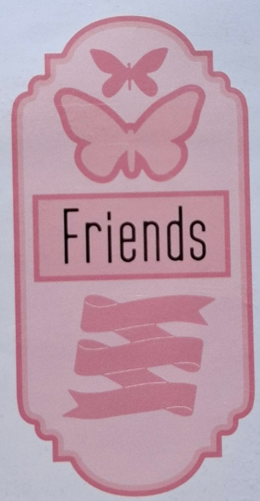 Snijmal 43 Slimline, kaders, Friends, lint, banner, vlinders, Onbekend@voorbeeld.com, Nieuw, Ophalen of Verzenden, Overige thema's