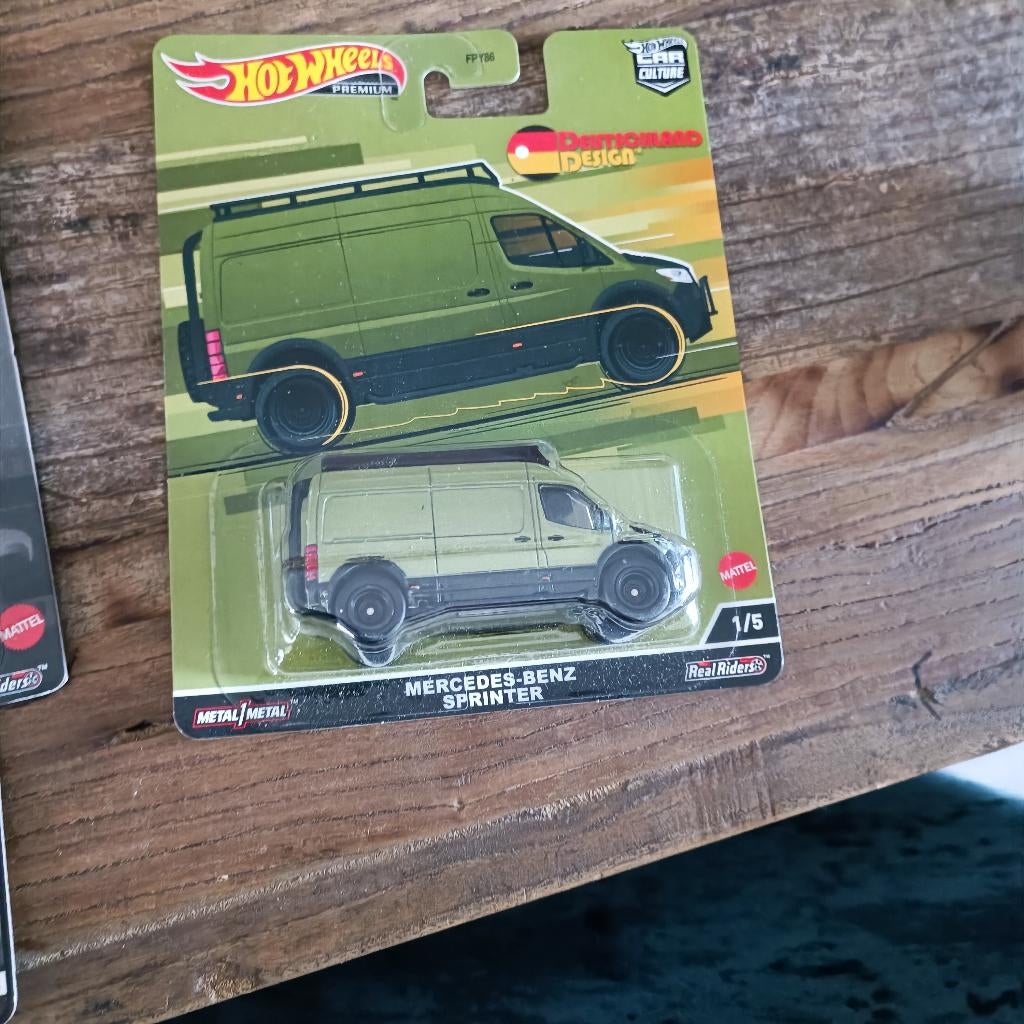 Hot Wheels Deutschland Design Mercedes-Benz Sprinter, Ophalen of Verzenden, Nieuw, Auto