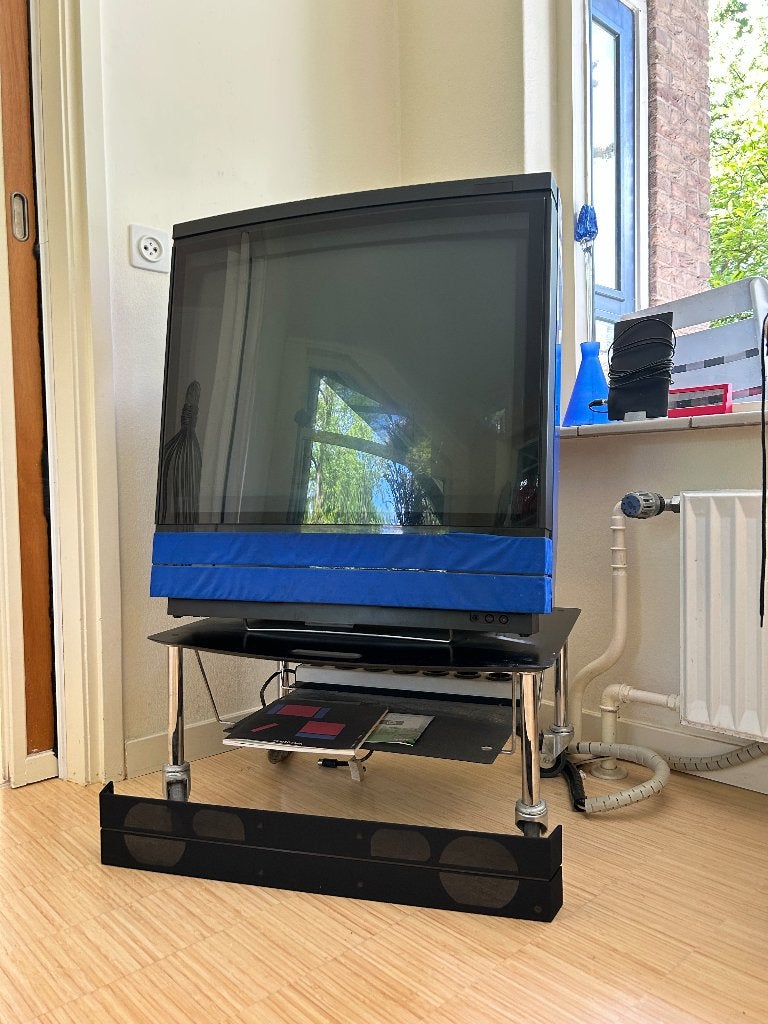 Televisie Bang & Olufsen Beovision MX7000, blauw, 1993, Ophalen, 60 tot 80 cm, 50 Hz, Overige merken