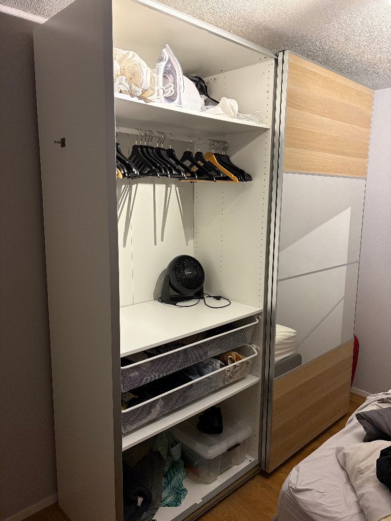 IKEA PAX Kledingkast - zelf demonteren (Utrecht), 200 cm of meer, 150 tot 200 cm, Wooden/Mirrored, Zo goed als nieuw