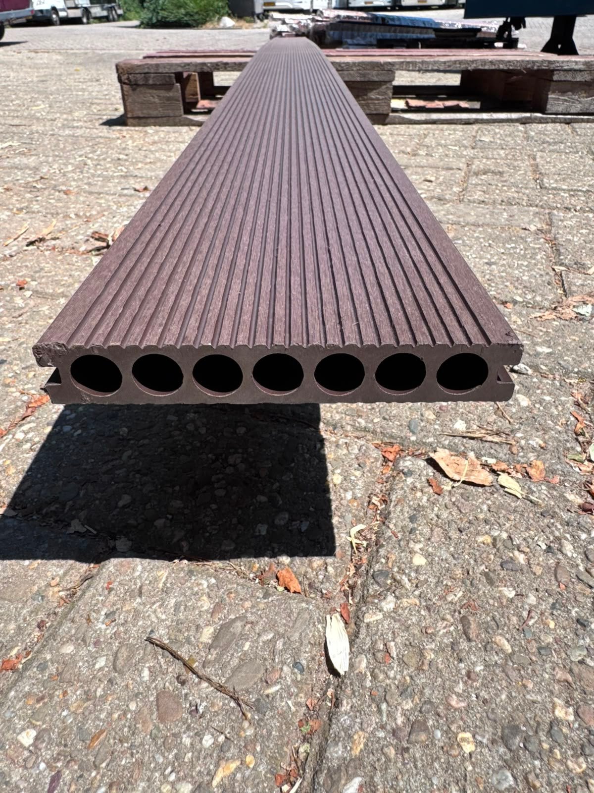 Actie: Composiet vlonderplanken , 2900 x 150 mm lang., Ophalen of Verzenden, Nieuw, Composiet