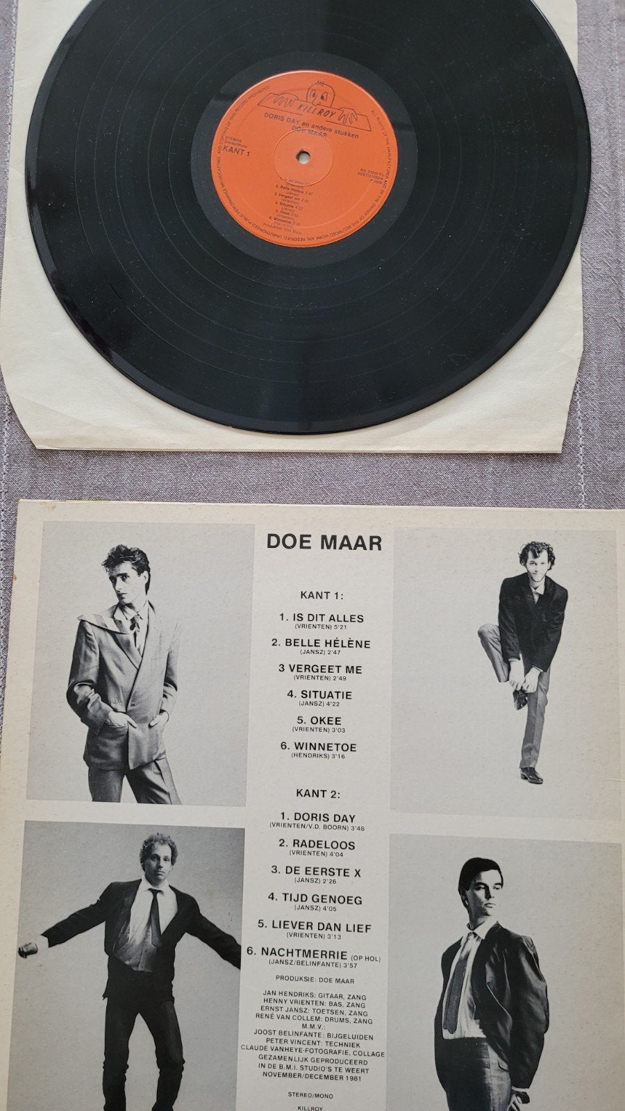 Doe Maar - Doris Day en andere stukken LP (1982), LP, Gebruikt, New wave, Ophalen of Verzenden