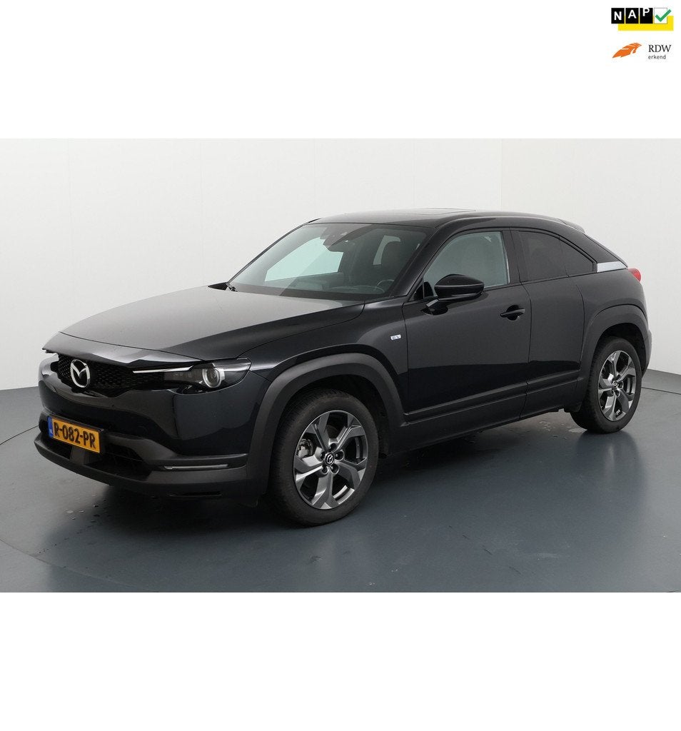 Mazda MX-30 E-SkyActiv EV 145| Makoto Premium Pack| LUXE|PAN, 145 pk, Gebruikt, 35 kWh, Zwart