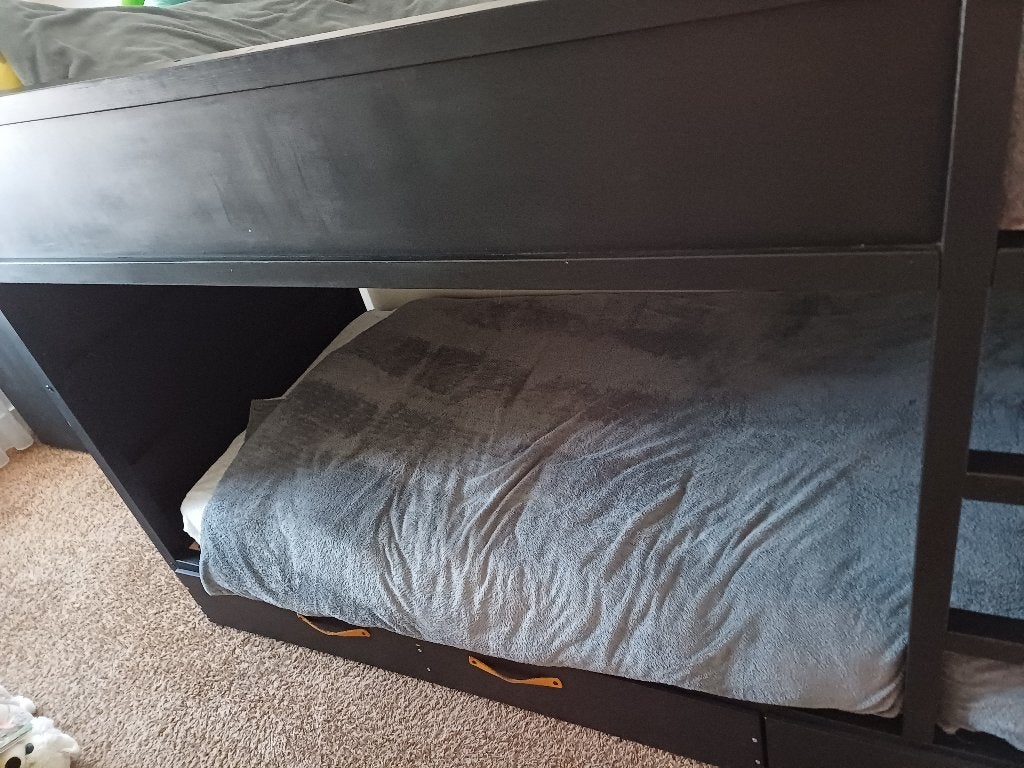 Ikea kura stapelbed, Ophalen, 90 cm, 210 cm, 160 tot 180 cm