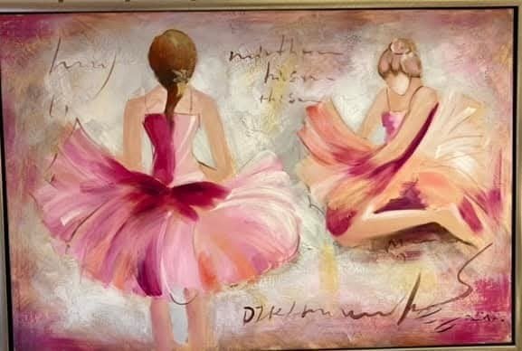 Schilderij van Ballerina, Ophalen