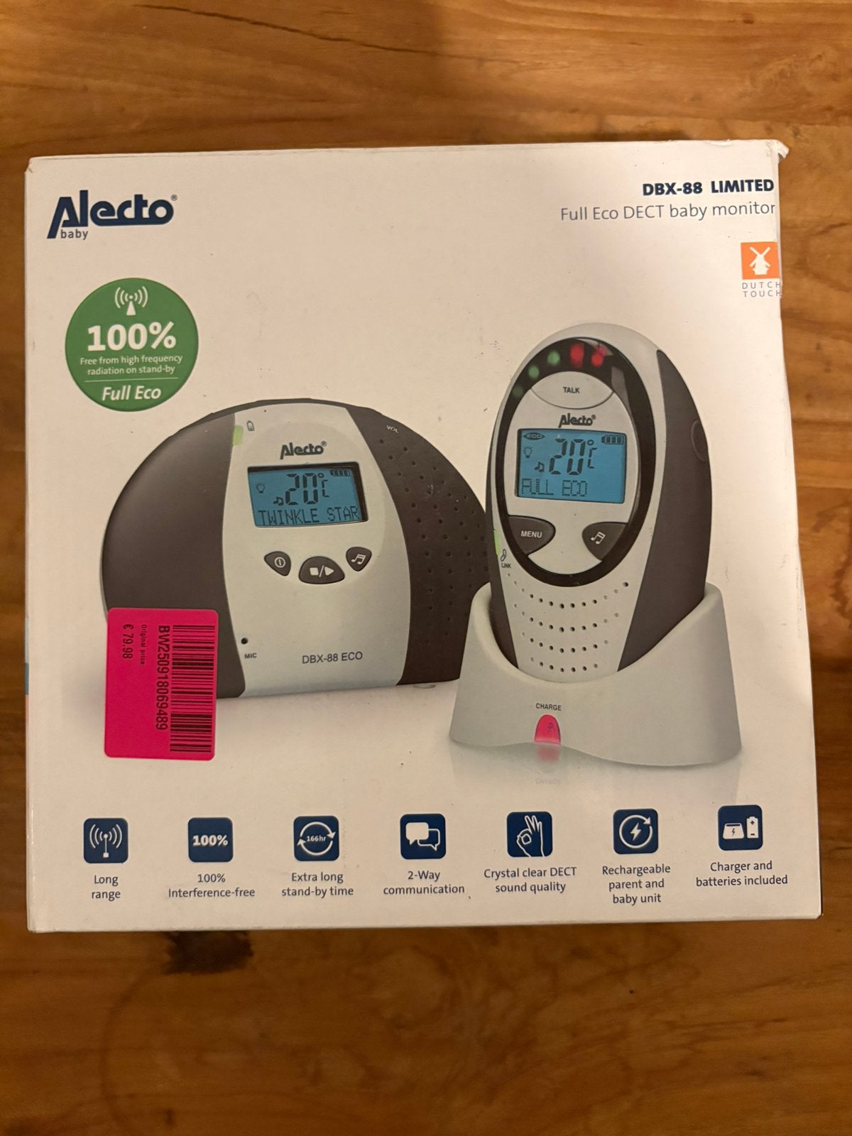 Alecto baby monitor DBX-88 limited, Verzenden, Nieuw, 250 meter of meer, Camera