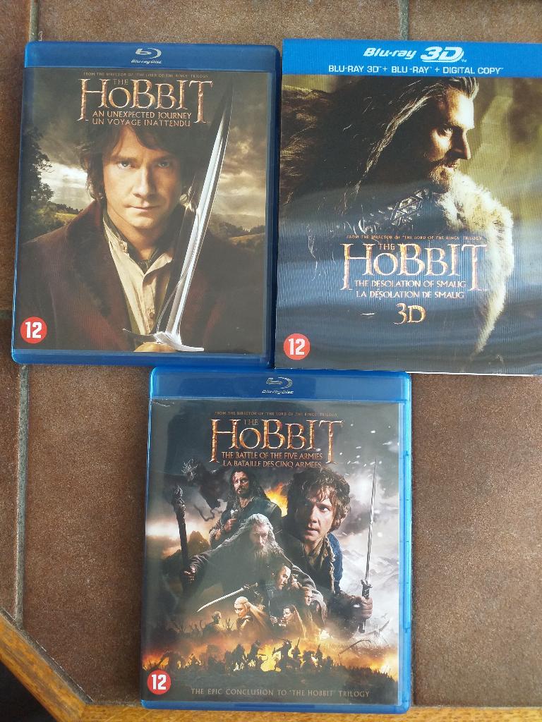 The Hobbit Trilogy NL2 Bluray, Cd's en Dvd's, Blu-ray, Verzenden, Zo goed als nieuw, Avontuur