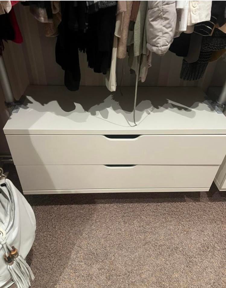 Stolmen IKEA inloopkast system is te koop, Ophalen, Gebruikt